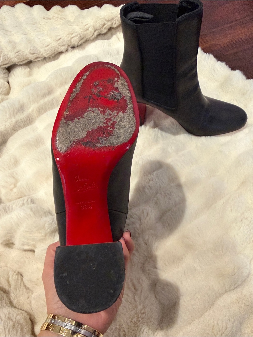 Christian Louboutin Black Booties - Picture 2 of 4